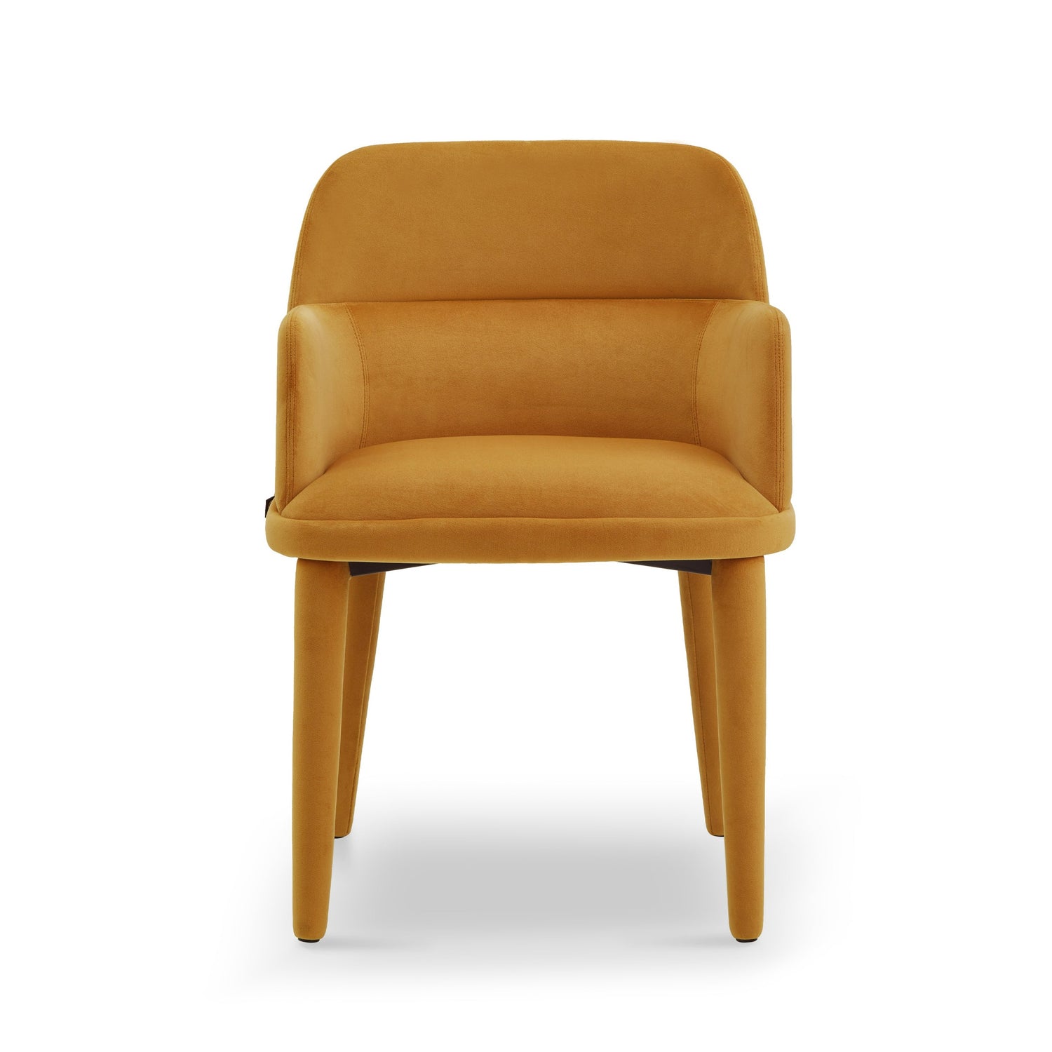  LiangAndEimil-Liang & Eimil Diva Dining Chair with Arms in  Kaster II Mustard-Yellow 885 
