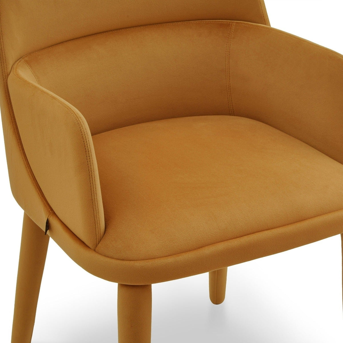 Liang & Eimil Diva Dining Chair with Arms in Kaster II Mustard