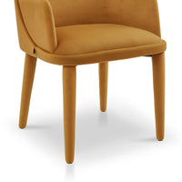 Liang & Eimil Diva Dining Chair with Arms in Kaster II Mustard