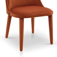 Liang & Eimil Diva Dining Chair in Kaster Crimson Red