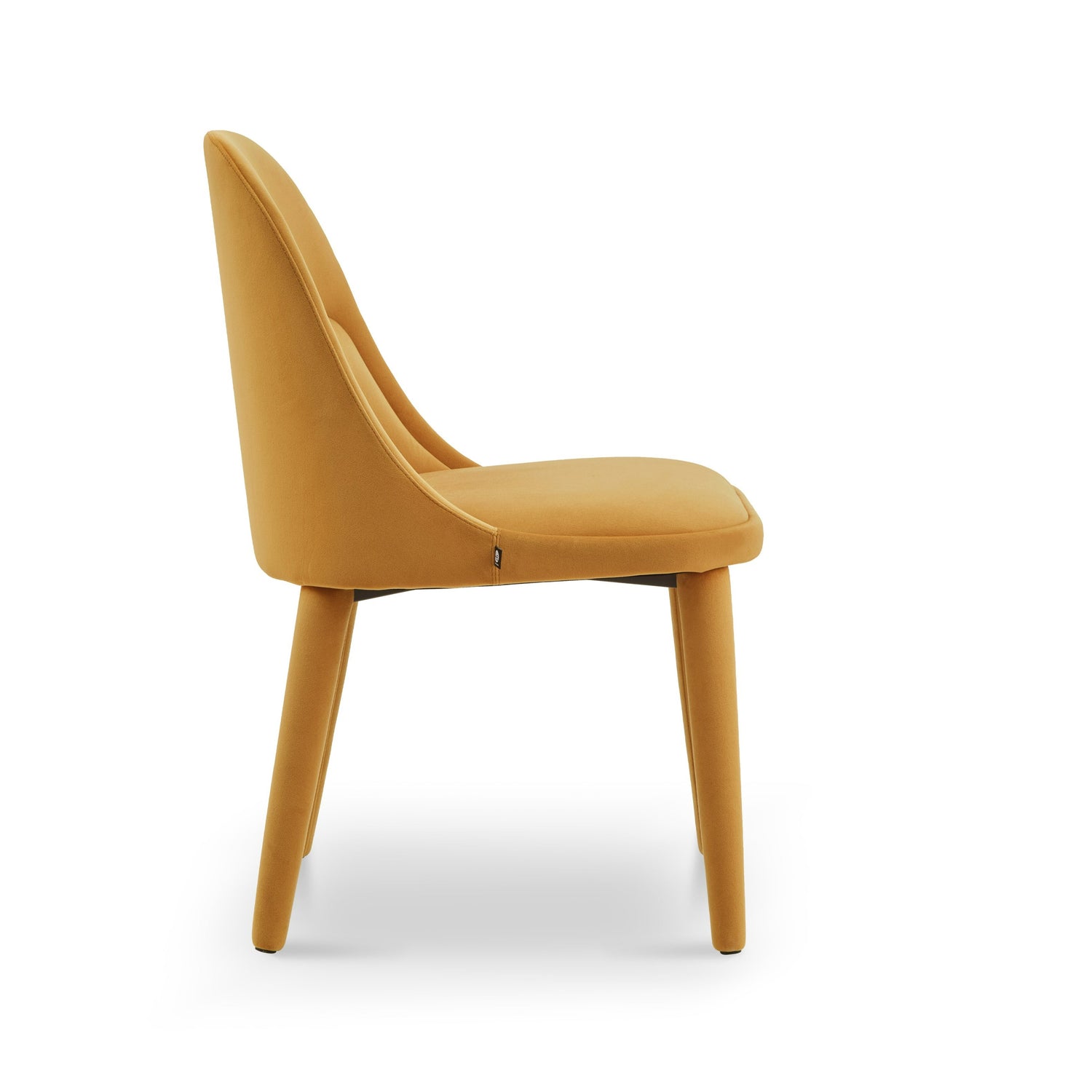  LiangAndEimil-Liang & Eimil Diva Dining Chair in Kaster II Mustard-Yellow 037 