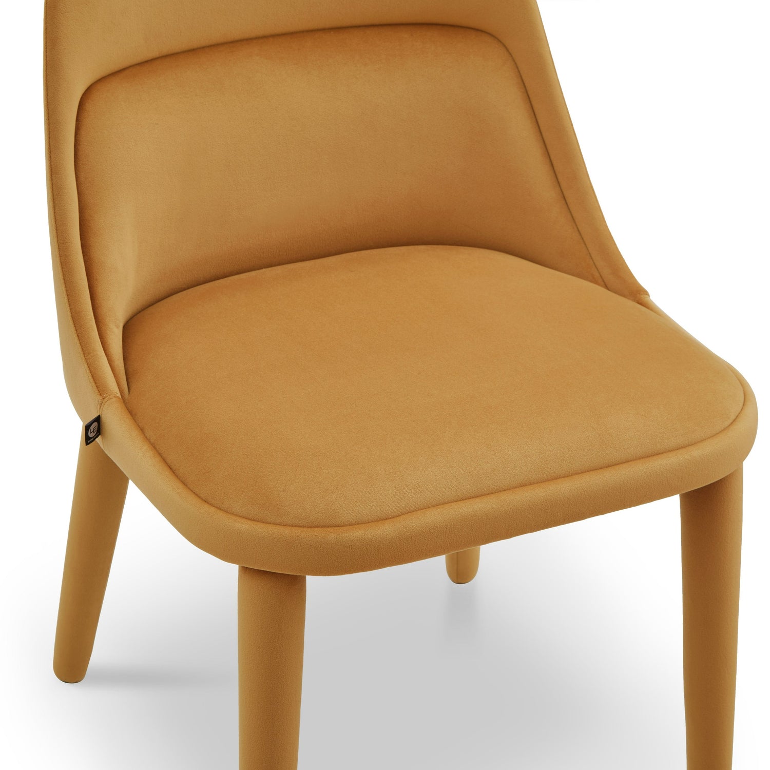  LiangAndEimil-Liang & Eimil Diva Dining Chair in Kaster II Mustard-Yellow 501 