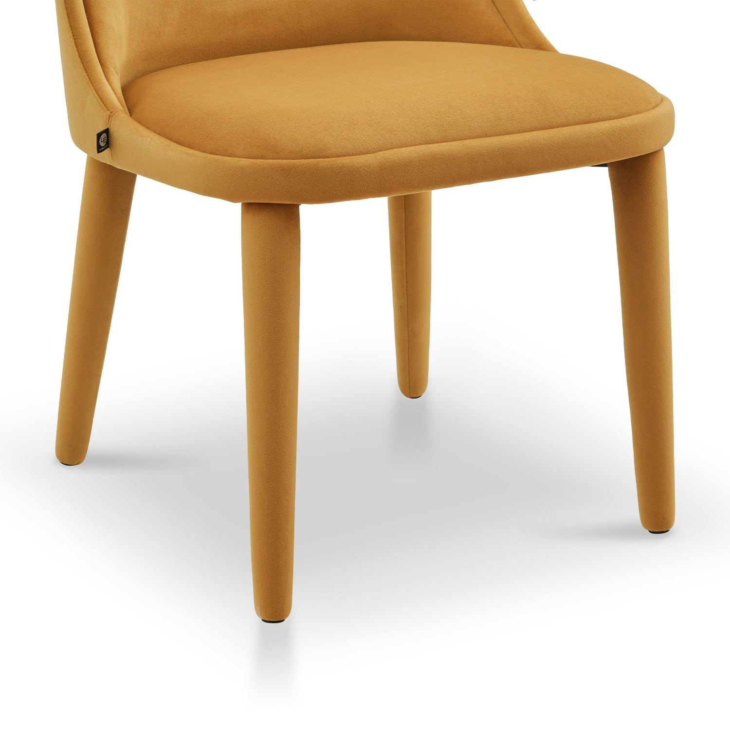  LiangAndEimil-Liang & Eimil Diva Dining Chair in Kaster II Mustard-Yellow 965 