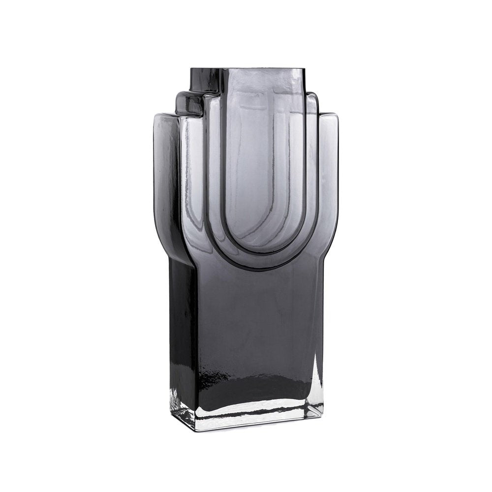 Deco Vase - Grey Glass LiangAndEimil 1