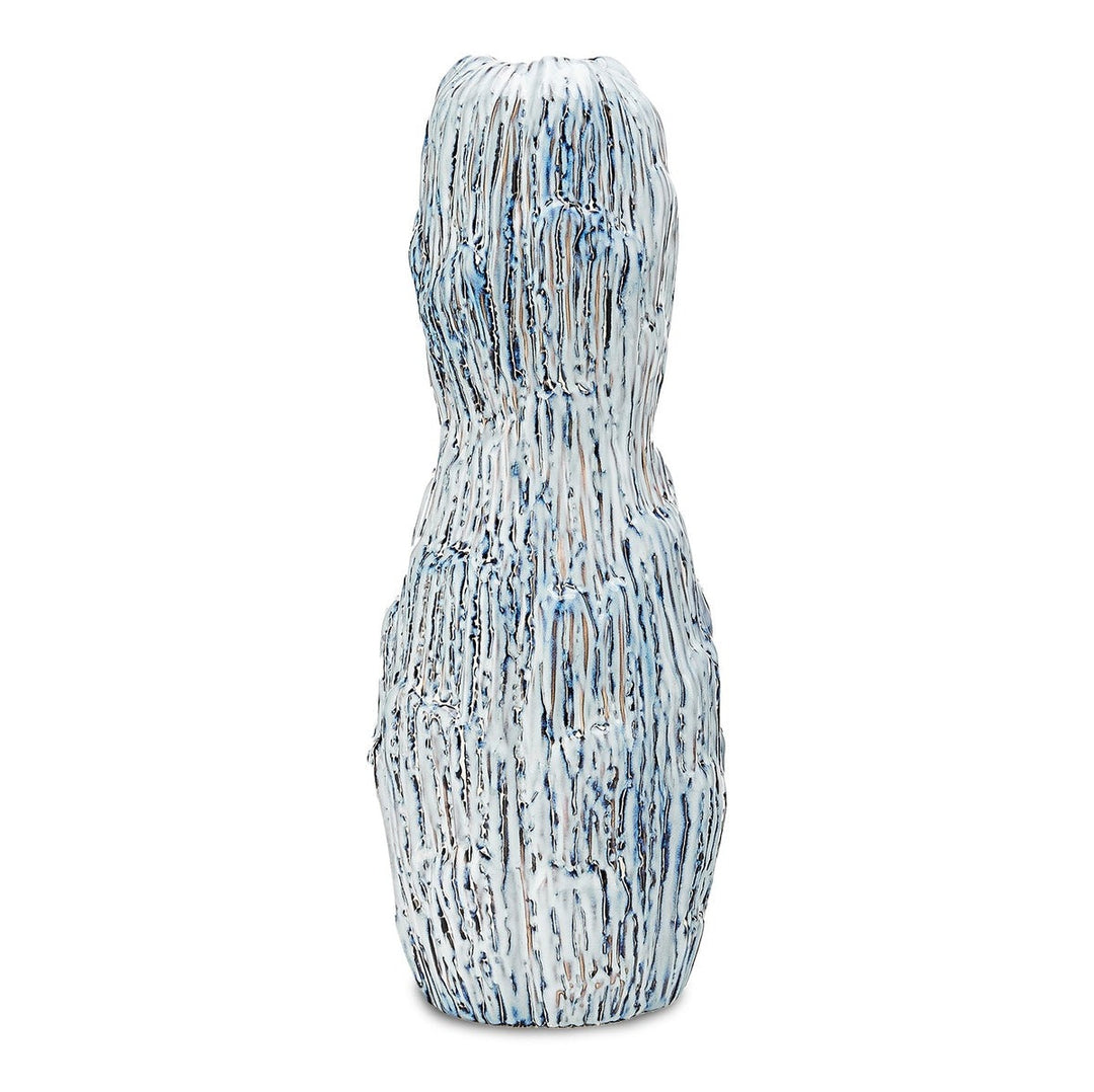 LiangAndEimil TRADE SKU Liang & Eimil LENNON CERAMIC VASE – WHITE AND BLUE GLAZE/LARGE