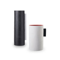 Liang & Eimil Santi I Ceramic Vase Black, Orange, Red