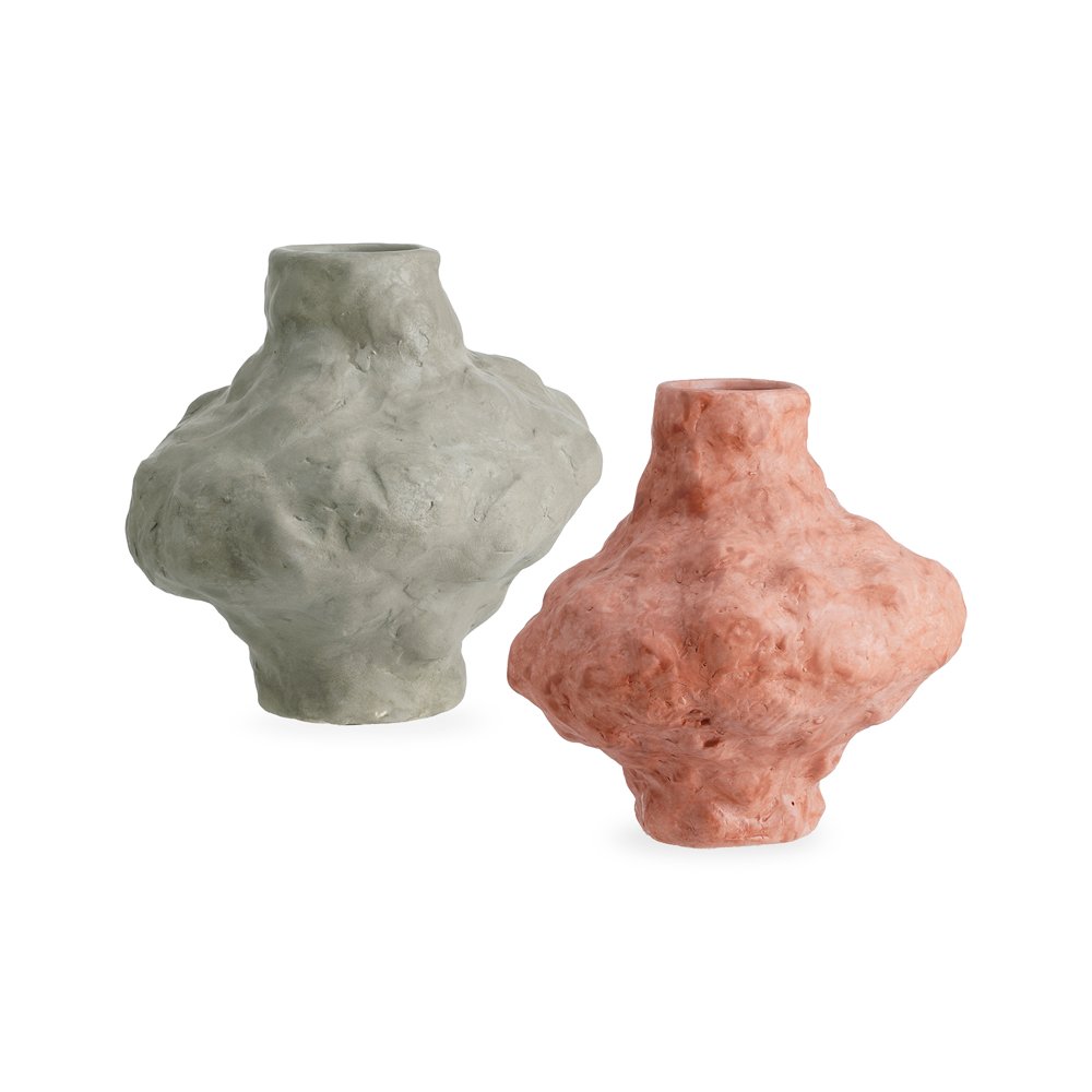Liang & Eimil Layton Ceramic Vase Greyish Green