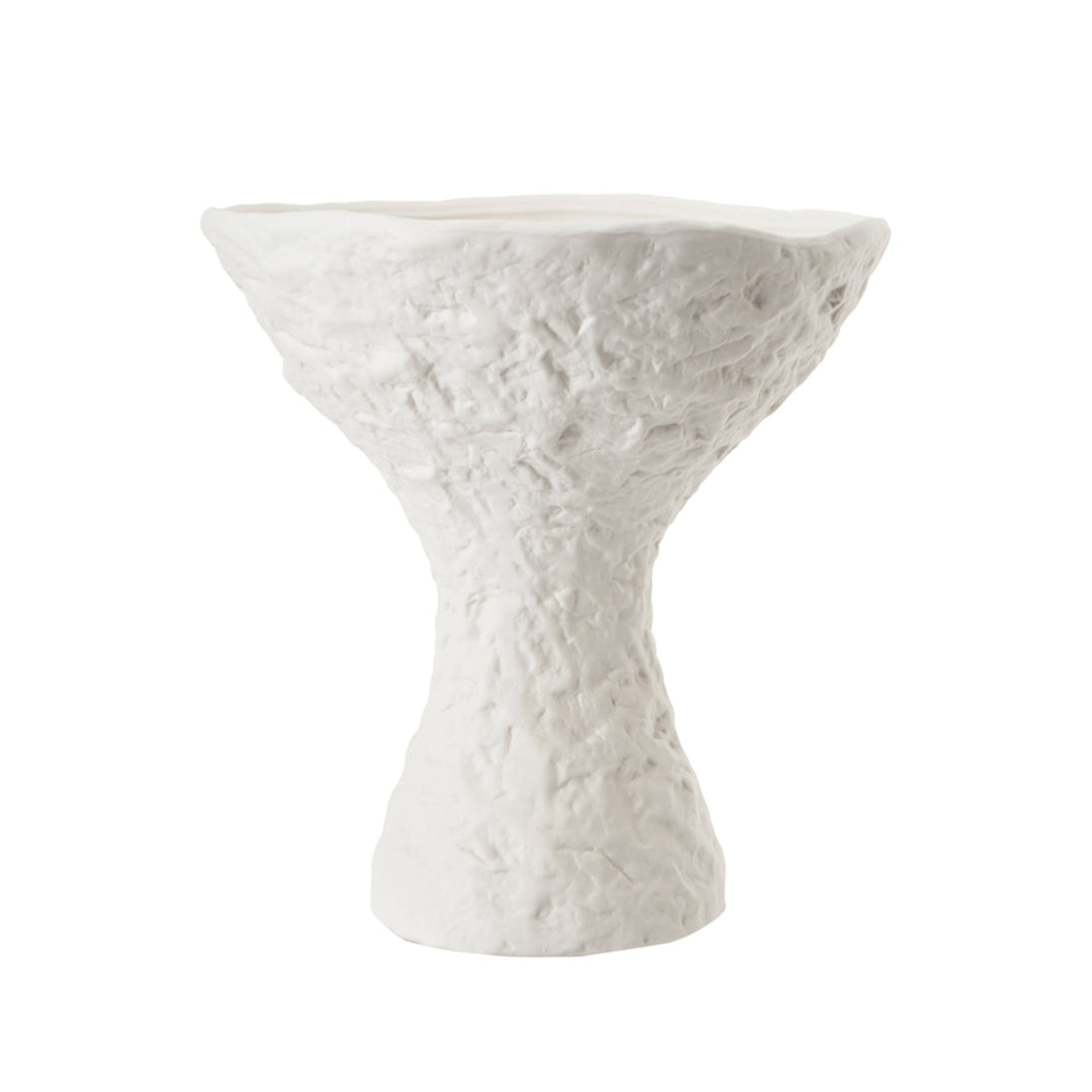 Caela Ceramic Vase - White LiangAndEimil 1