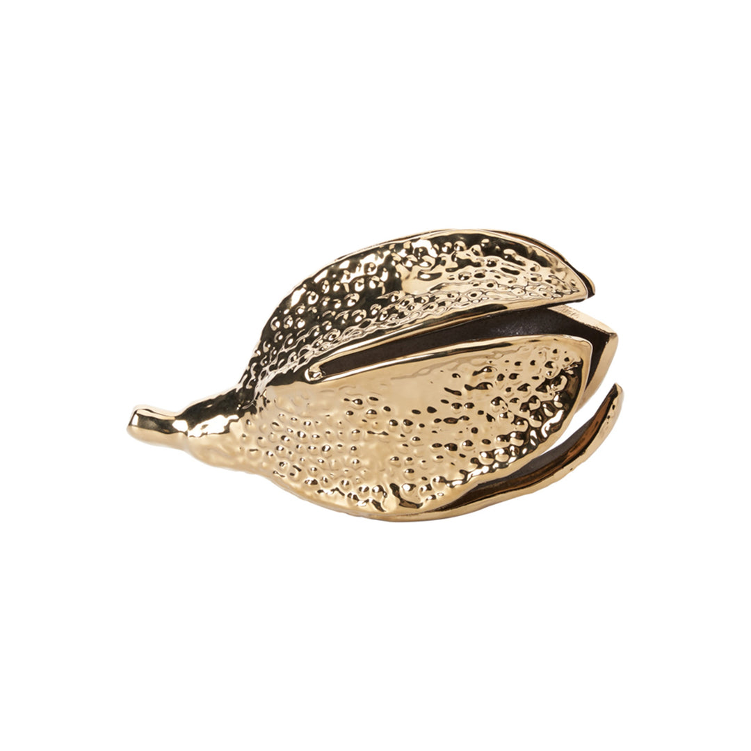 Folia Ceramic Sculpture - Brass Finish LiangAndEimil 1