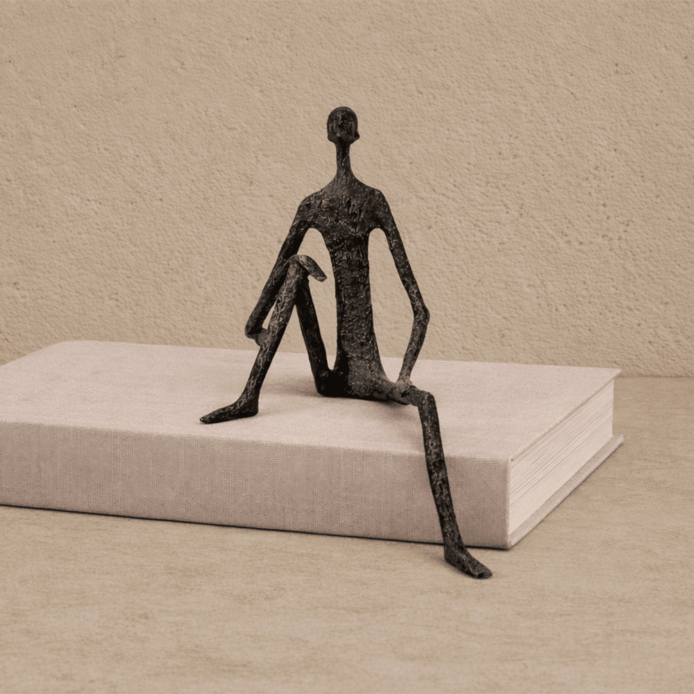 Nerano Sculpture - Black Iron