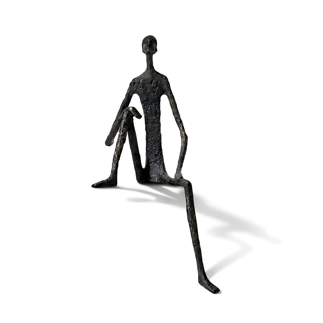 Nerano Sculpture - Black Iron