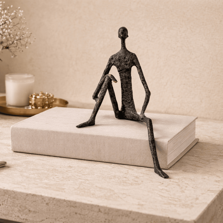 Nerano Sculpture - Black Iron