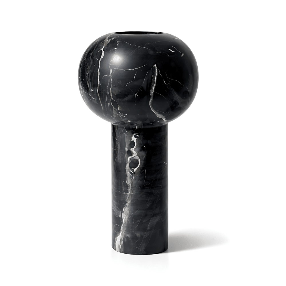 Isadora Vase - Black Marble