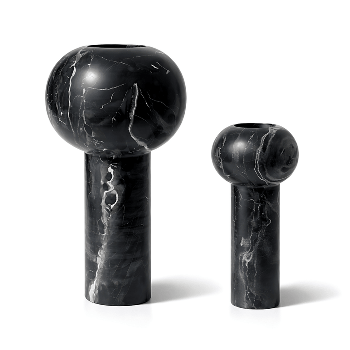Isadora Vase - Black Marble