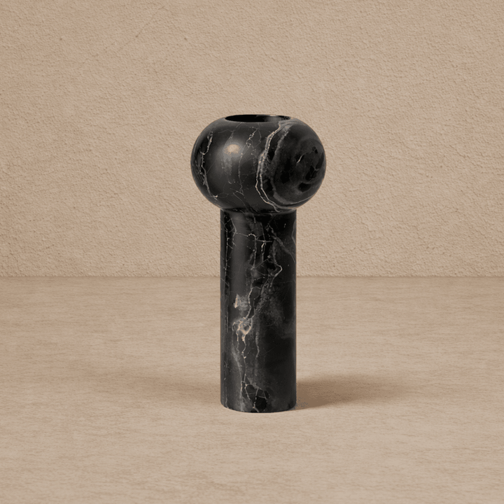 Isadora Vase - Black Marble