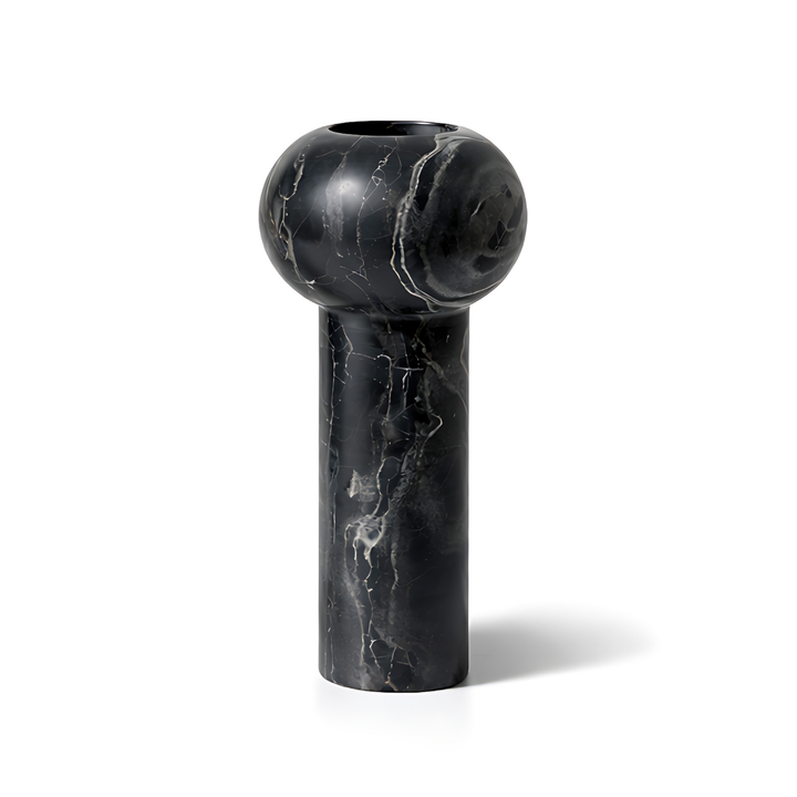 Isadora Vase - Black Marble