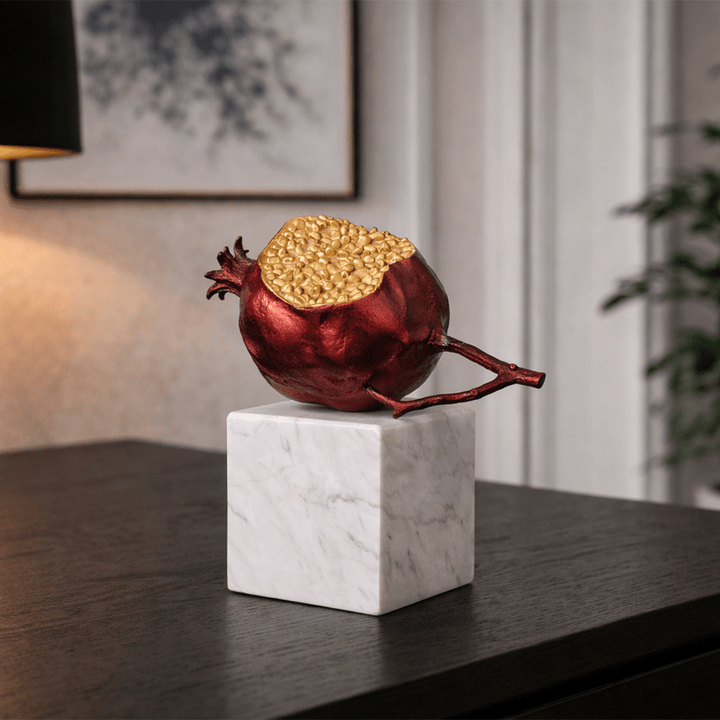 Orano Metal & Marble Sculpture