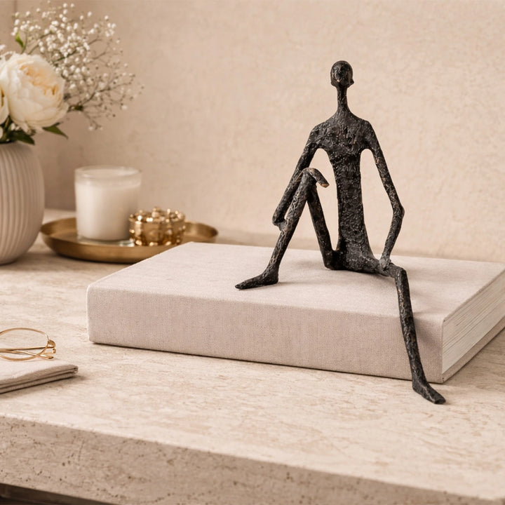 Nerano Sculpture - Black Iron