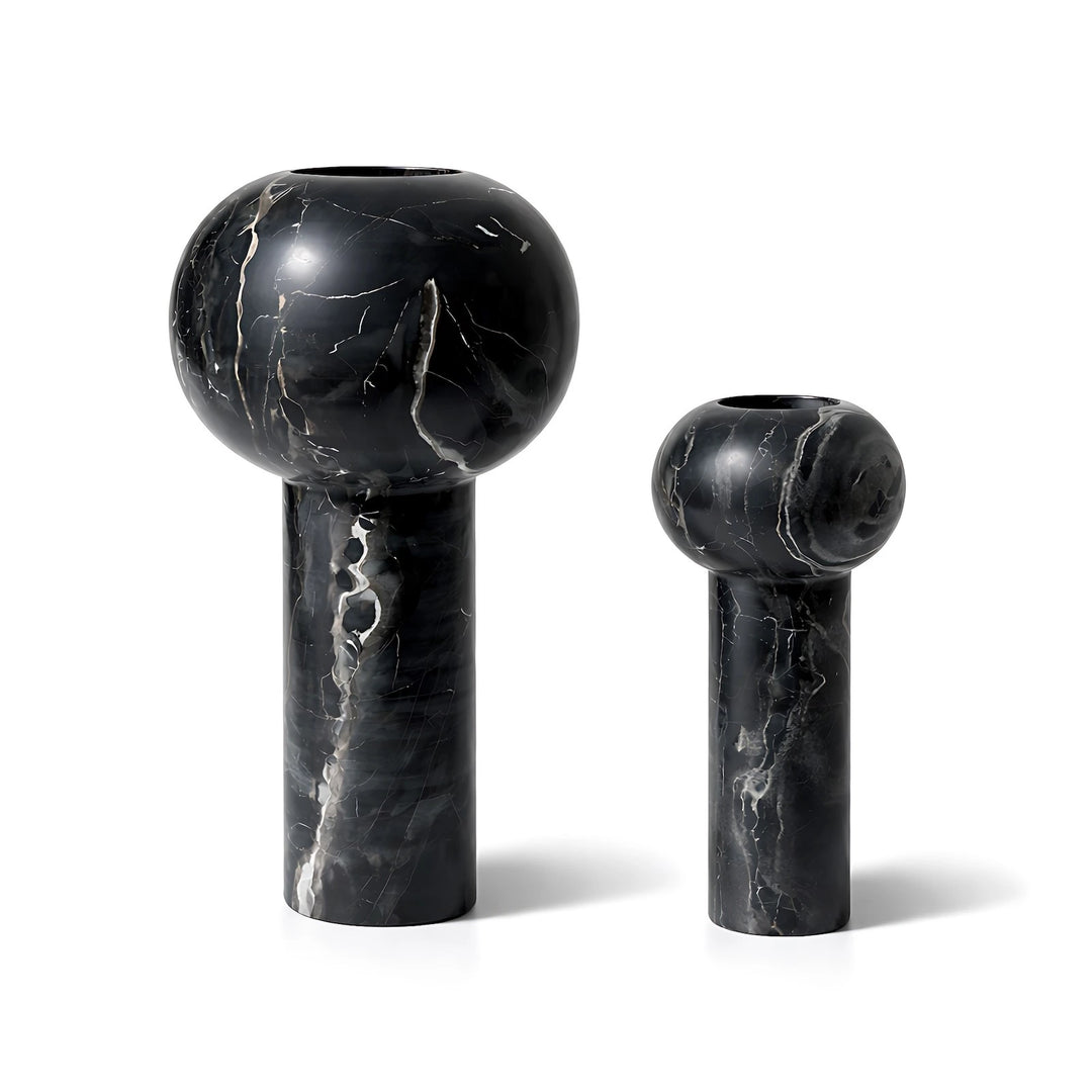 Isadora Vase - Black Marble