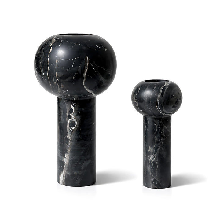 Isadora Vase - Black Marble