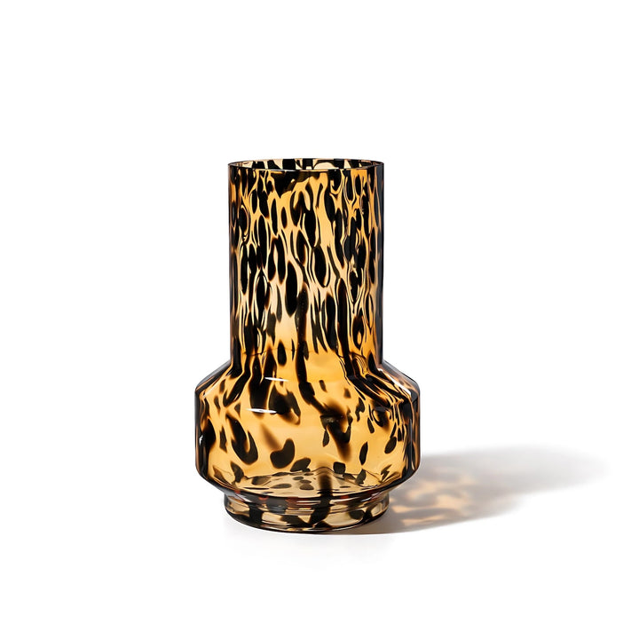 Artea Glass Vase - Dark Amber
