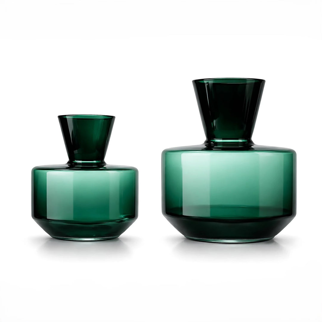 Marenzo Glass Vase - Green