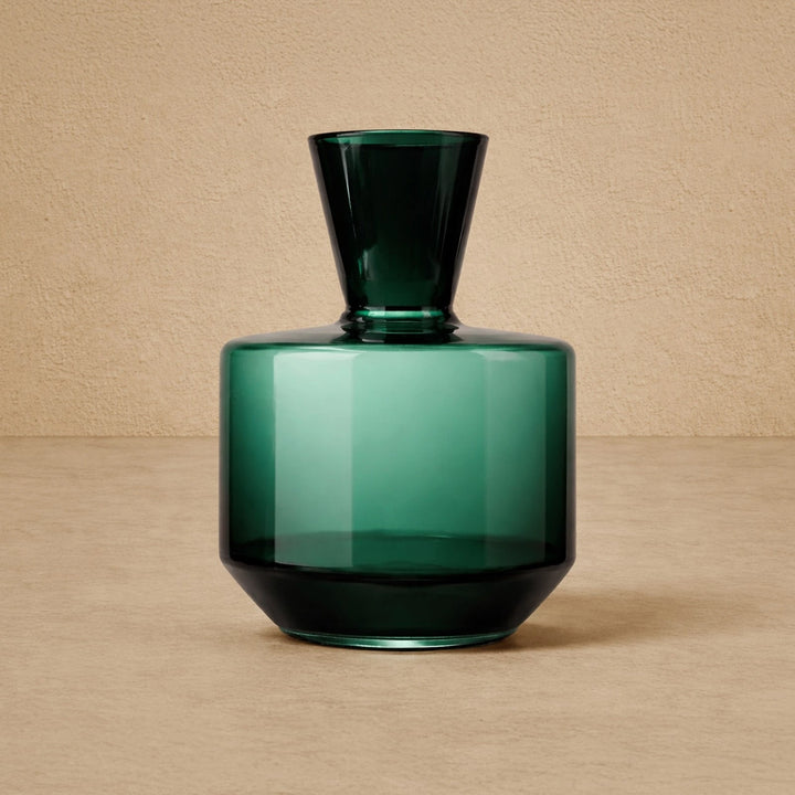 Marenzo Glass Vase - Green