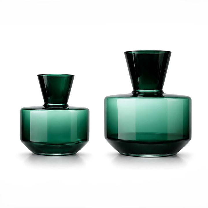 Marenzo Glass Vase - Green