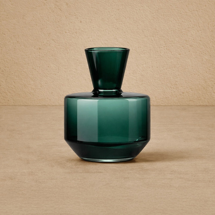 Marenzo Glass Vase - Green