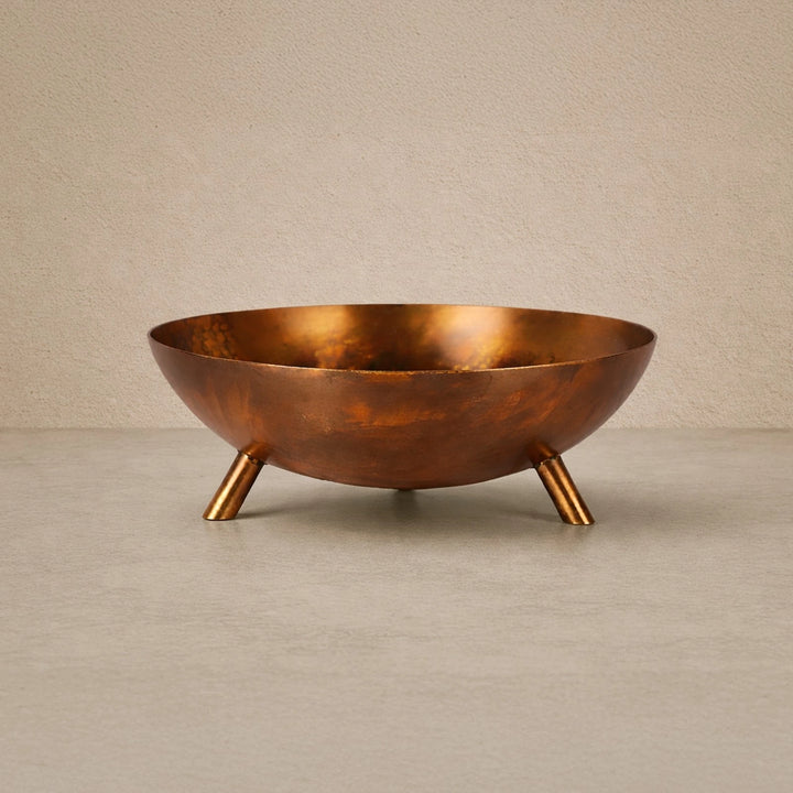 Tessaro Bowl - Antique Metal
