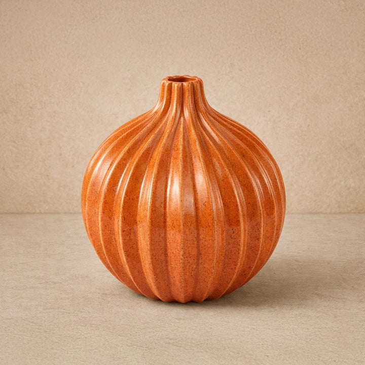 Selvino Ceramic Vase - Terracotta Glazed