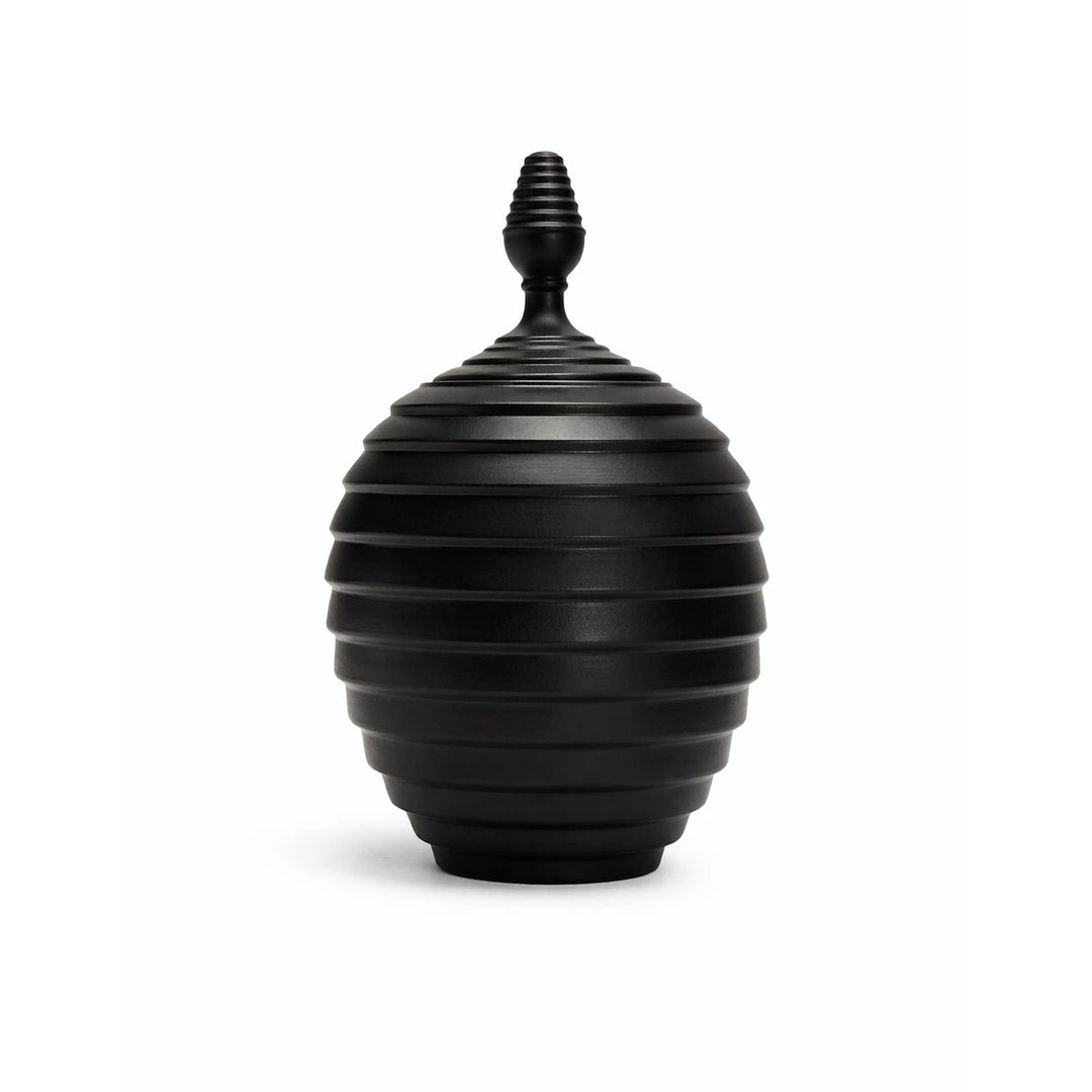 Nivora Ceramic Jar - Charcoal