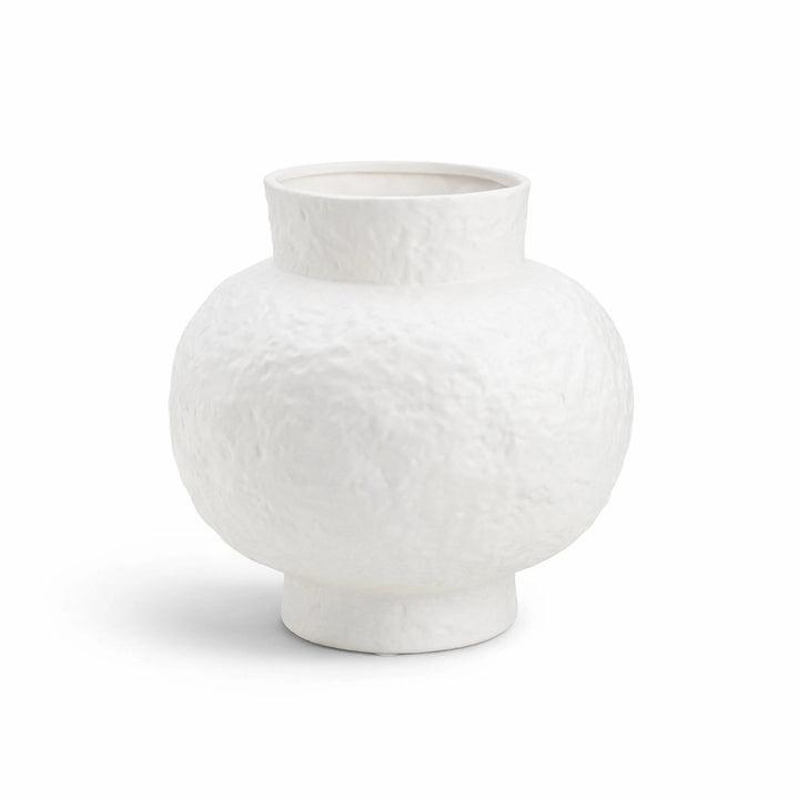 Erosia Ceramic Vase - White