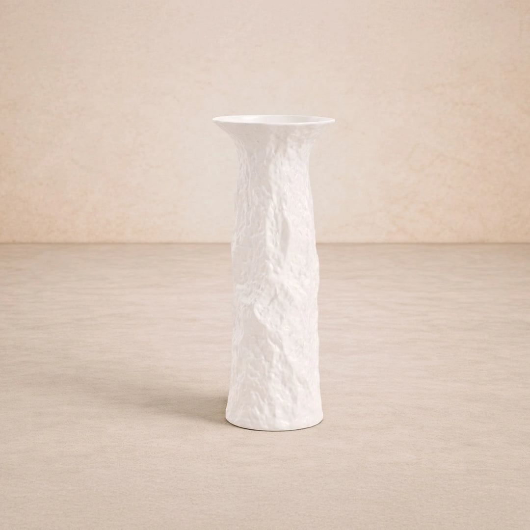 Valeno Ceramic Vase - White
