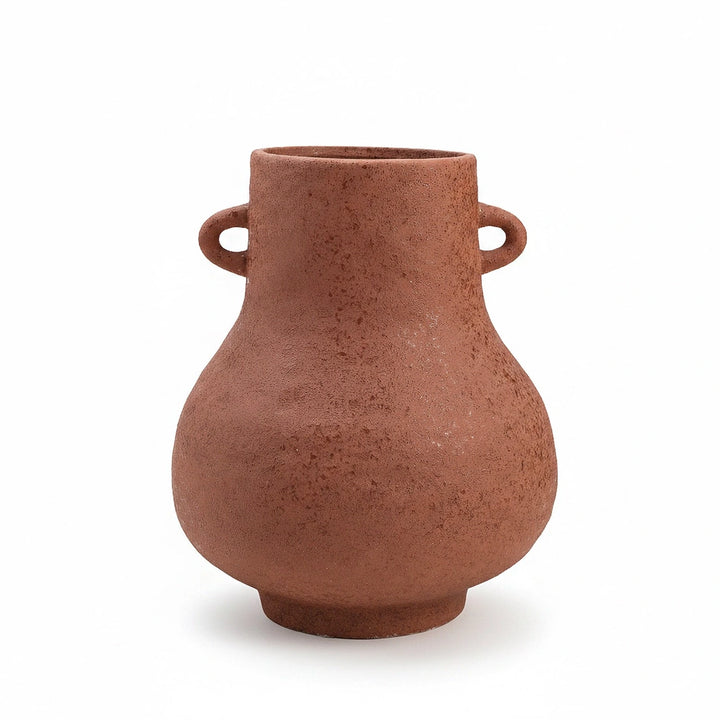 Sirella Ceramic Vase - Terracotta