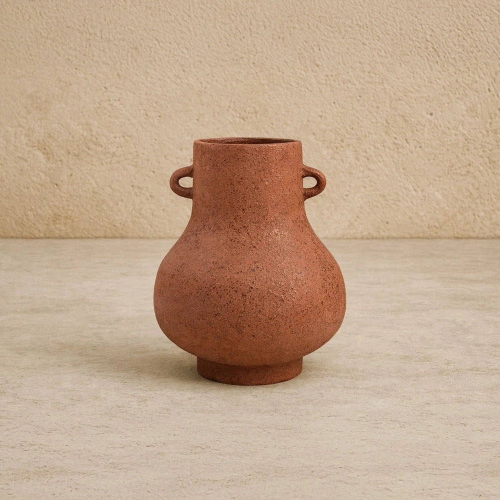 Sirella Ceramic Vase - Terracotta