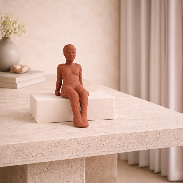 Olivaro Ceramic Sculpture - Terracotta