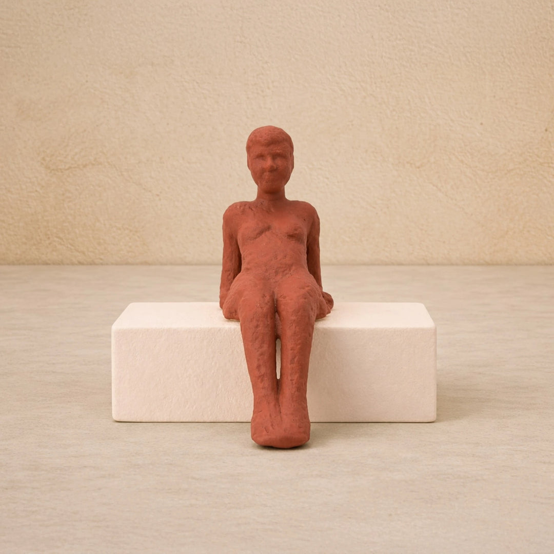 Olivaro Ceramic Sculpture - Terracotta