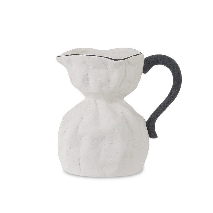 Elaris Ceramic Sculpture - White & Black