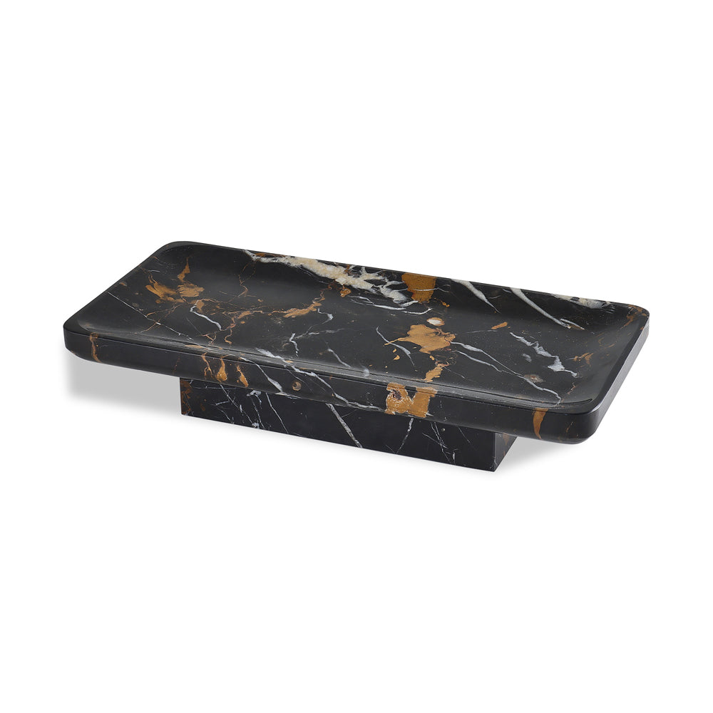 Horus Marble Tray - White & Black LiangAndEimil 1