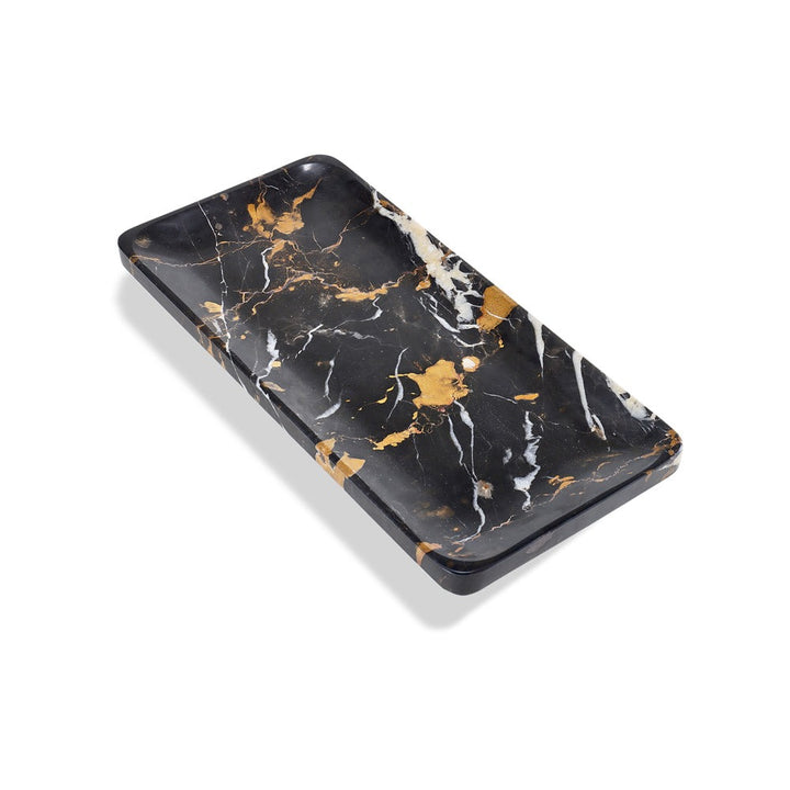 Horus Marble Tray - White & Black LiangAndEimil 2