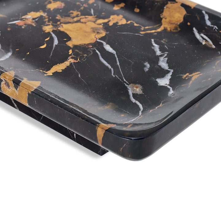 Horus Marble Tray - White & Black LiangAndEimil 3