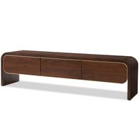 Liang & Eimil Walter Media Sideboard in Natural Walnut & Brass