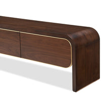 Liang & Eimil Walter Media Sideboard in Natural Walnut & Brass