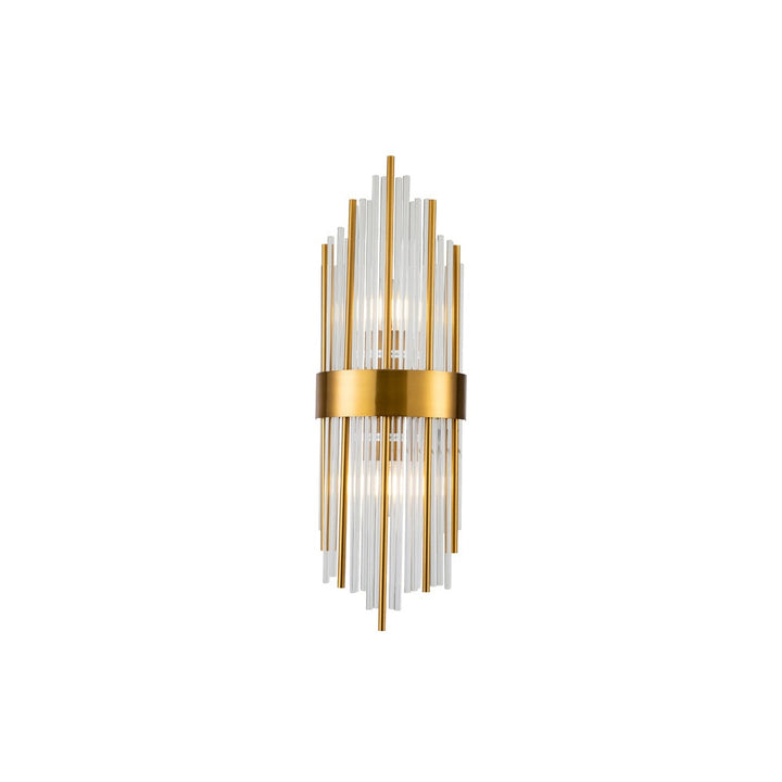 Clarins Wall Lamp - Brass & Clear LiangAndEimil 1