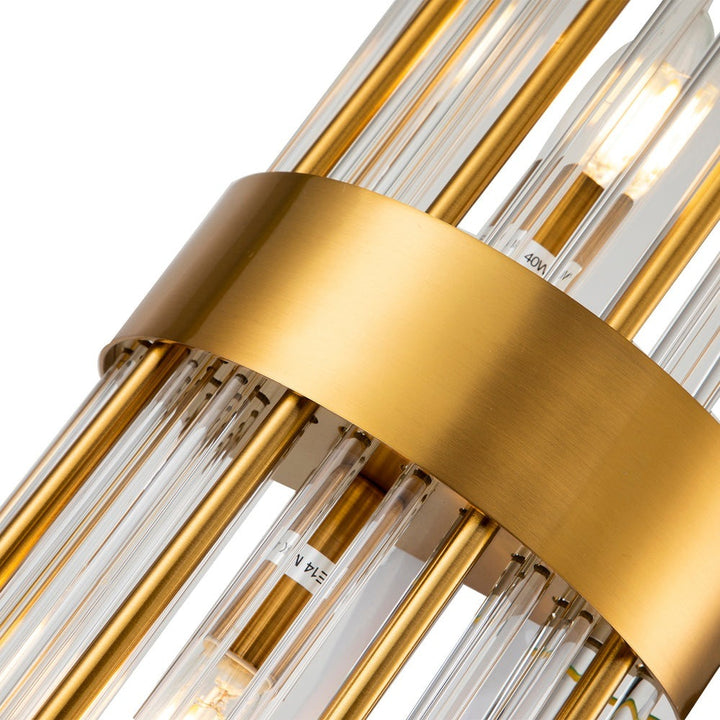 Clarins Wall Lamp - Brass & Clear LiangAndEimil 4
