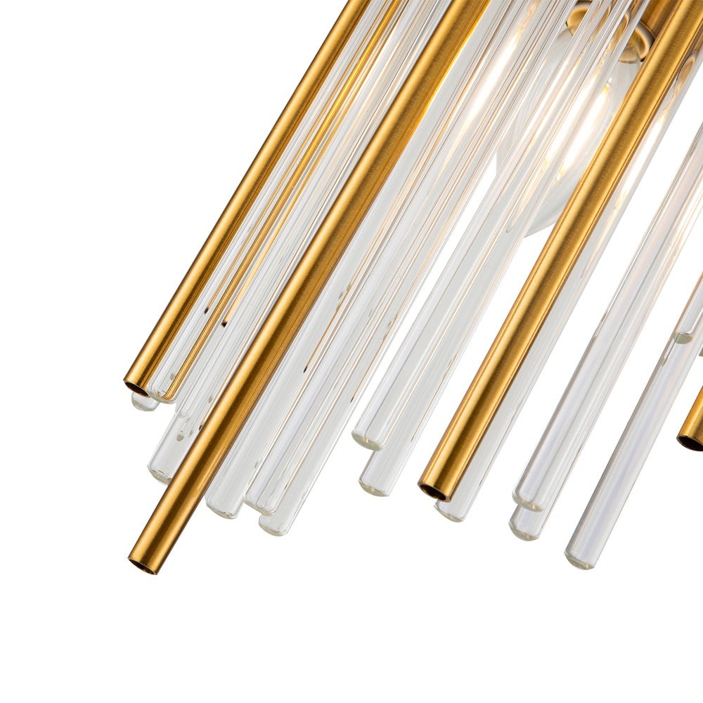 Clarins Wall Lamp - Brass & Clear LiangAndEimil 6