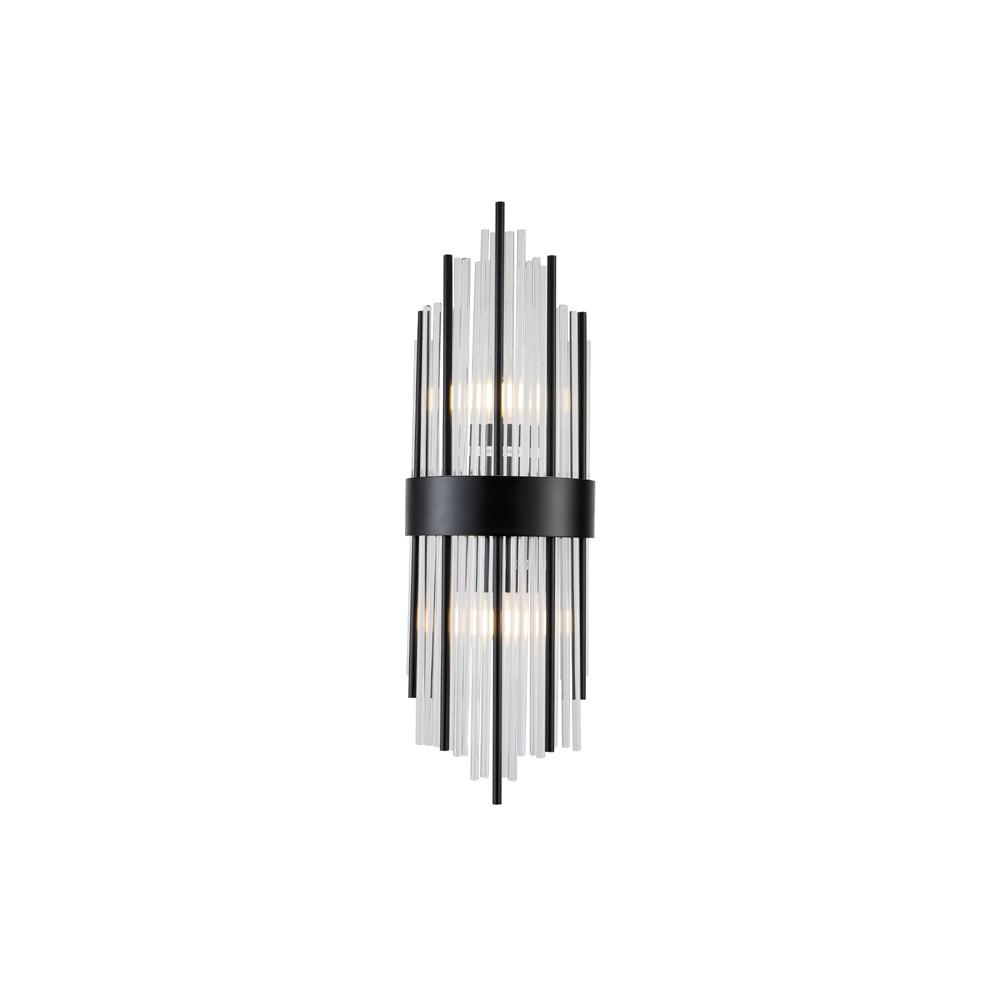 Liang & Eimil Clarins Wall Lamp Matt Black & Clear