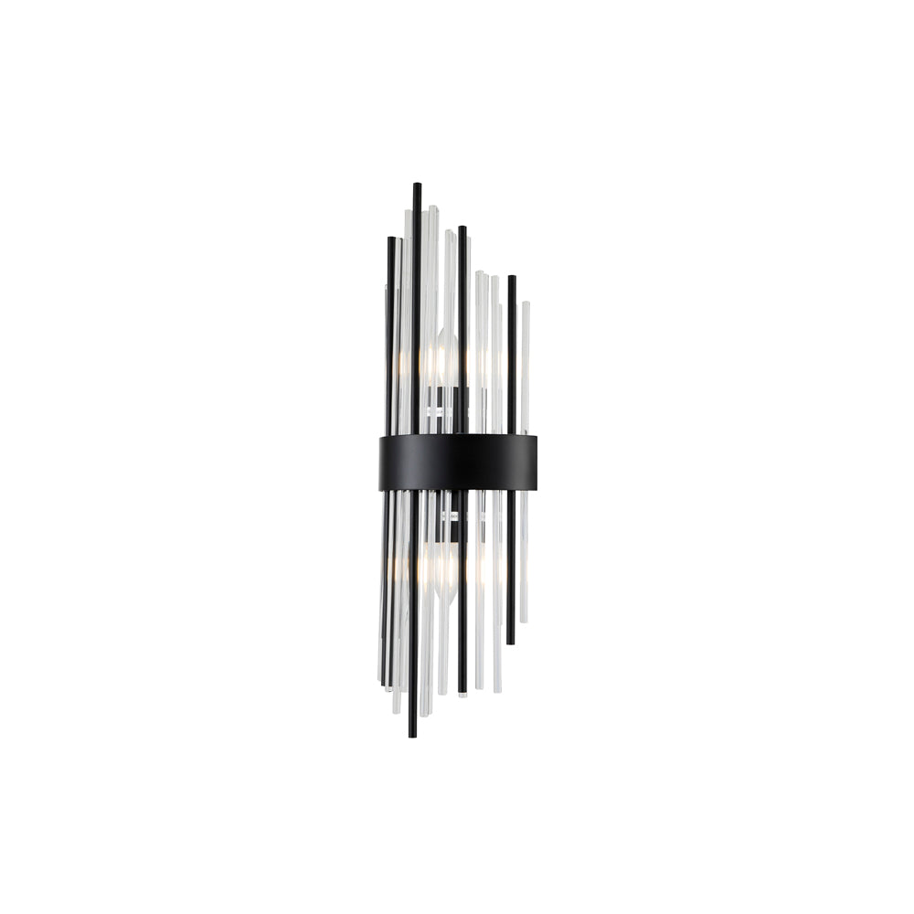 Liang & Eimil Clarins Wall Lamp Matt Black & Clear