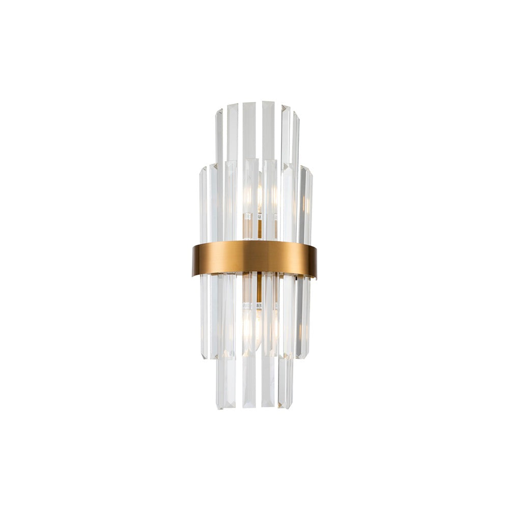 Regency Wall Lamp - Brass & Clear LiangAndEimil 1